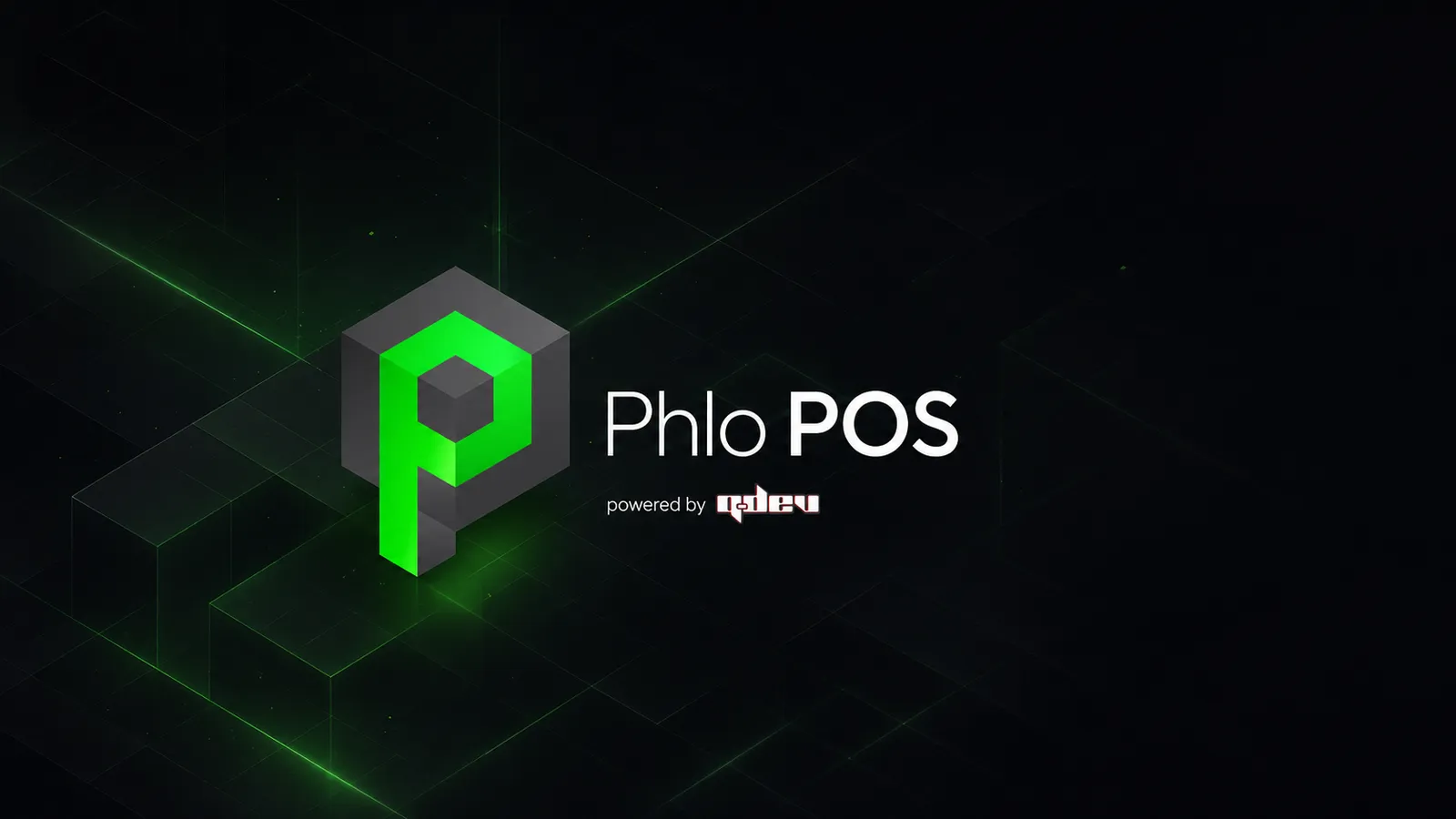 The Phlo POS start screen on a till